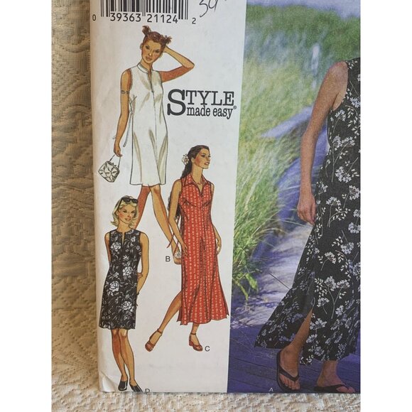 Style Misses Blouse Camisole Sewing Pattern sz 8-18 2893 - uncut - Picture 3 of 9